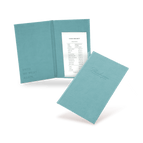21,7 x 13 cm / Vegan Leather - Aqua Blue / Jetzt gestalten