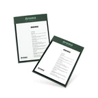 A4 Staand / Earthlines - Dark Green / Ontwerp online