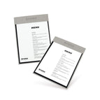 A4 Staand / Linen Touch - Cement / Ontwerp online