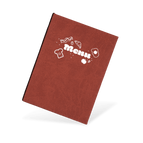 A5 Hochformat / Vegan Leather - Redwood Brown / Jetzt gestalten