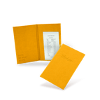 21,7 x 13 cm / Vegan Leather - Sunrise Yellow / Später gestalten