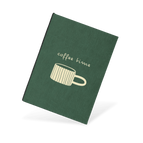 A5 Hochformat / Earthlines - Dark Green / Jetzt gestalten