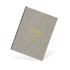 A5 Hochformat / Vegan Leather - Stone Grey / Jetzt gestalten