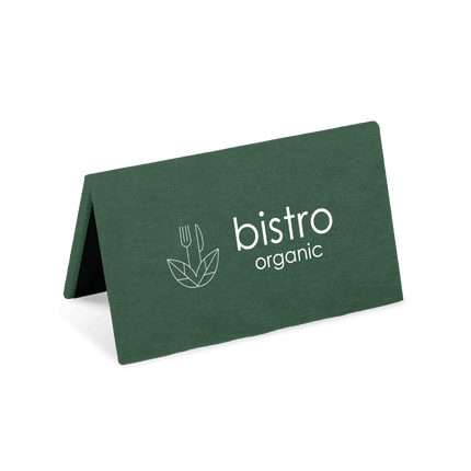 Groen Reservatiebord van Duurzaam Materiaal voor Restaurants