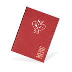 A5 Hochformat / Vegan Leather - Beaujolais Red / Jetzt gestalten