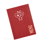A4 Hochformat / Vegan Leather - Beaujolais Red / Jetzt gestalten
