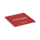 10 x 10 cm / Vegan Leather - Beaujolais Red / Jetzt gestalten